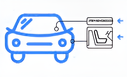 موقع رقم الشاصي على المركبة